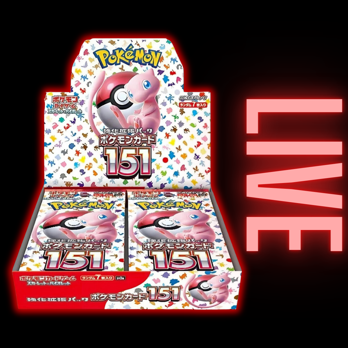Pokemon 151 Japanese Booster Box (LIVE) AllPokeTCG Pokemon 151 Japanese Booster Box (LIVE) AllPokeTCG