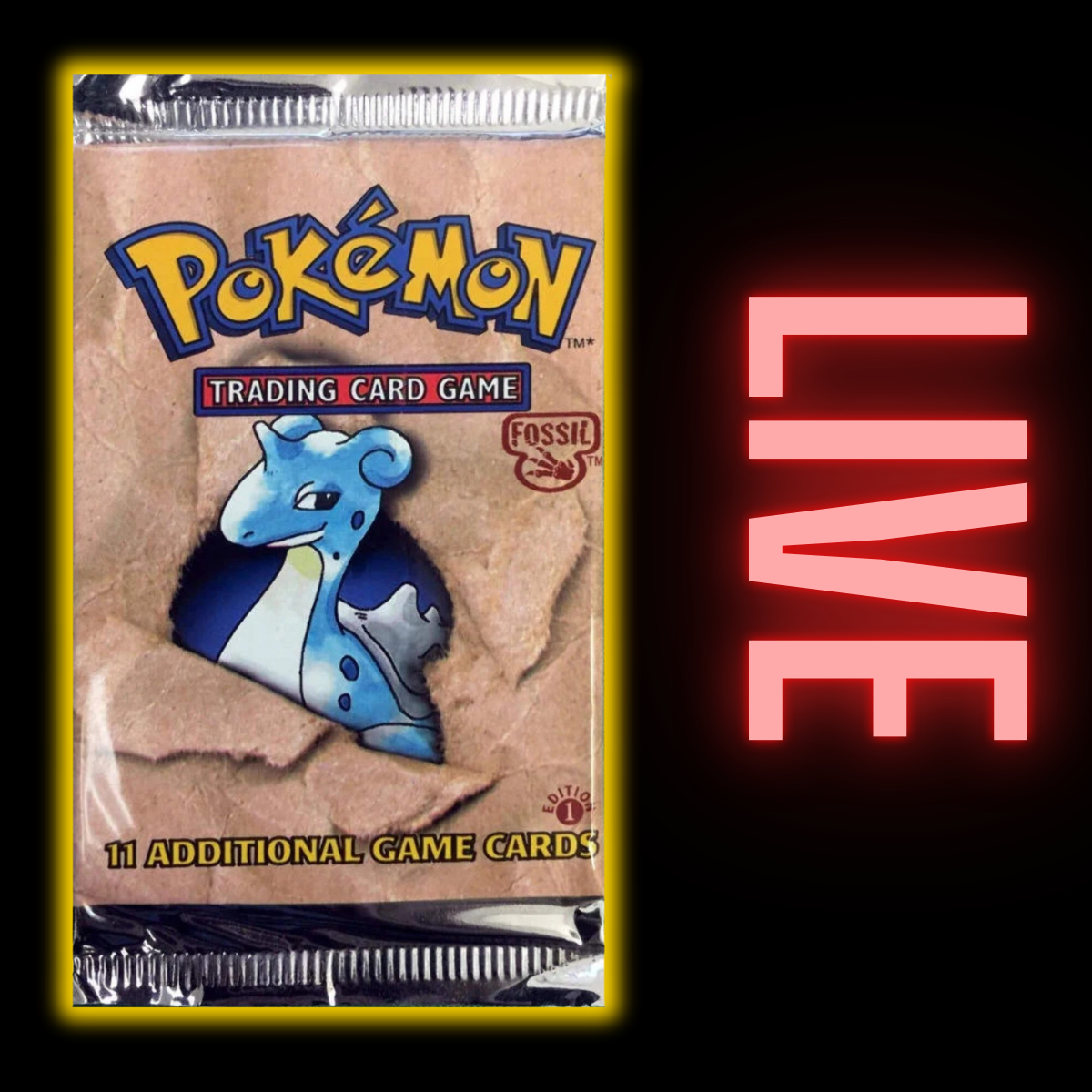 1st Edition Fossil Booster Pack (LIVE)
