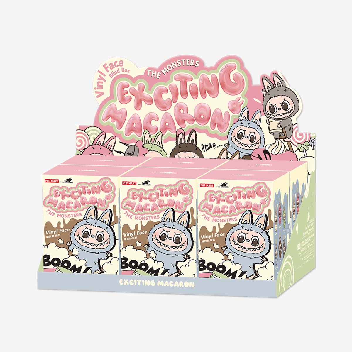 THE MONSTERS - Exciting Macaron Vinyl Face Blind Box Pop Mart