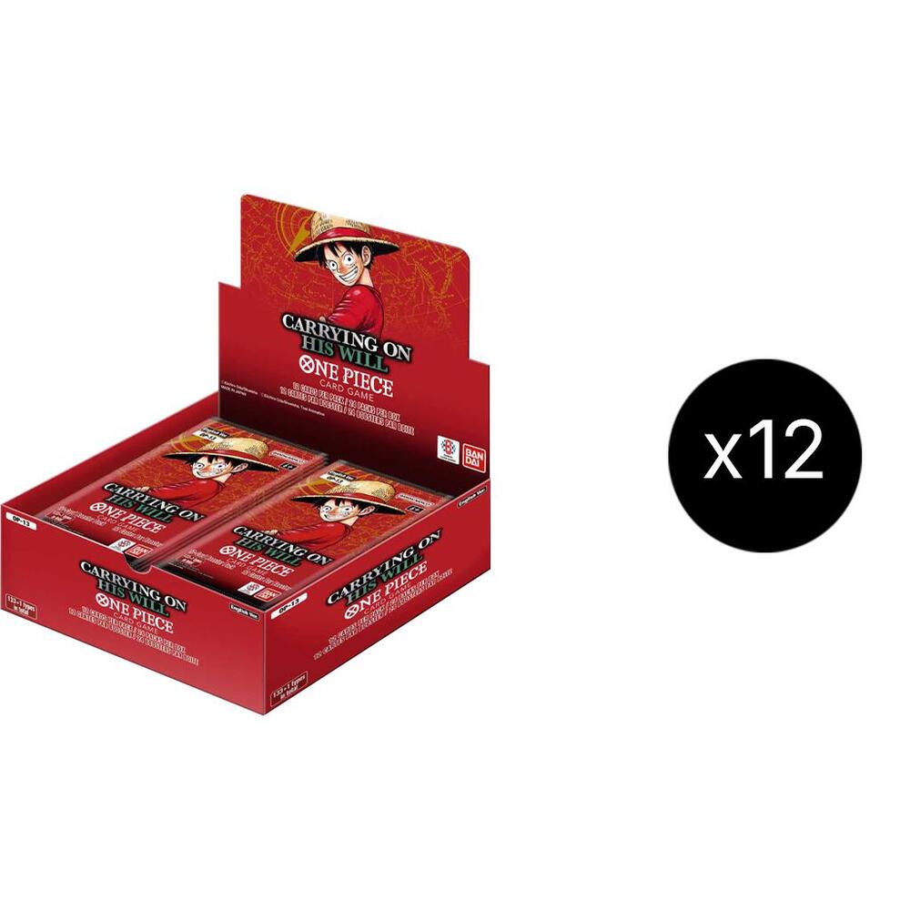 Carrying On His Will Booster Box Case - OP13 (SEALED CASE) Carrying On His Will Booster Box Case - OP13 (SEALED CASE)
