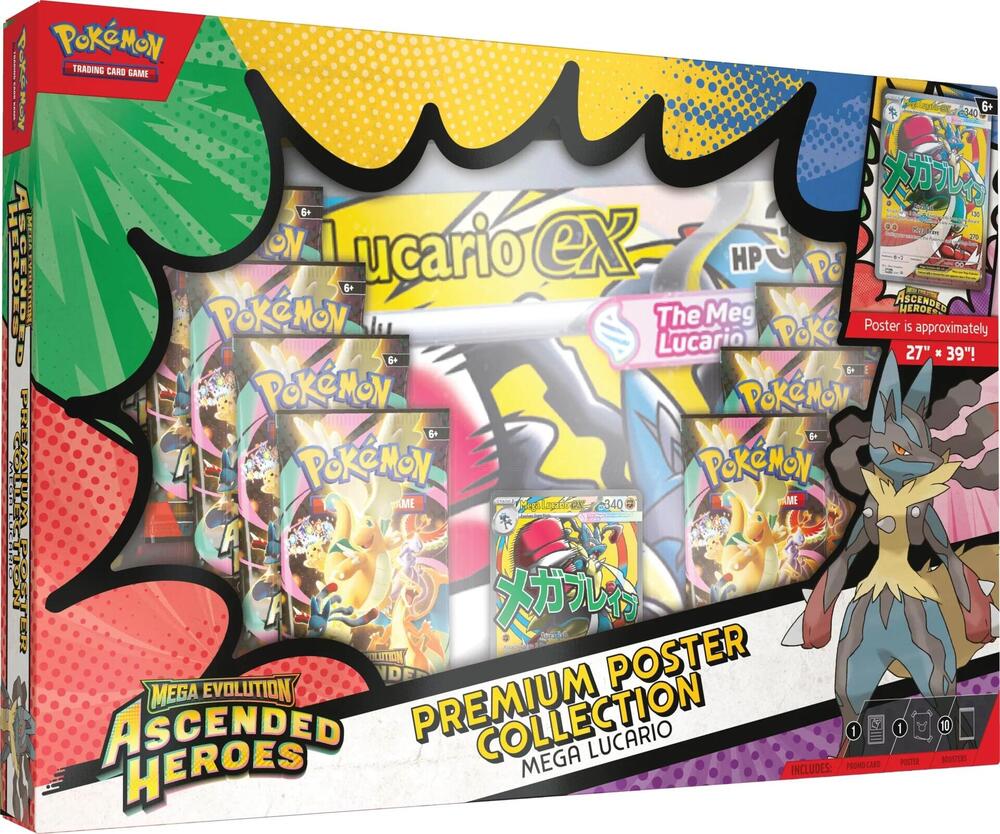 Ascended Heroes Premium Poster Collection Factory Sealed – AllPokeTCG