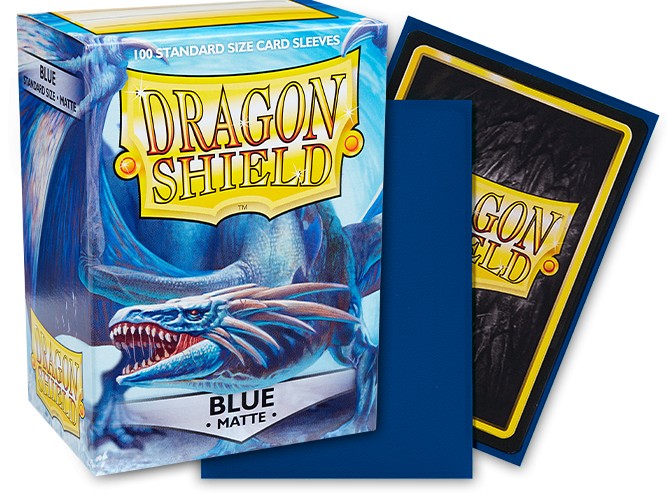Dragon Shield Sleeves: Standard Matte Sleeves - 100ct Per Pack - Multiple Colors - Fits MTG, Pokemon, & More - Set Booster Box