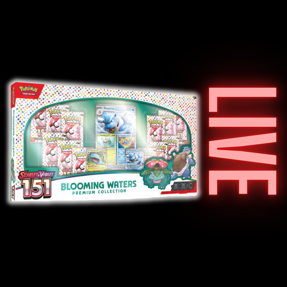 Pokmon TCG: 151: Blooming Waters Premium Collection (LIVE) AllPokeTCG Pokmon TCG: 151: Blooming Waters Premium Collection (LIVE) AllPokeTCG