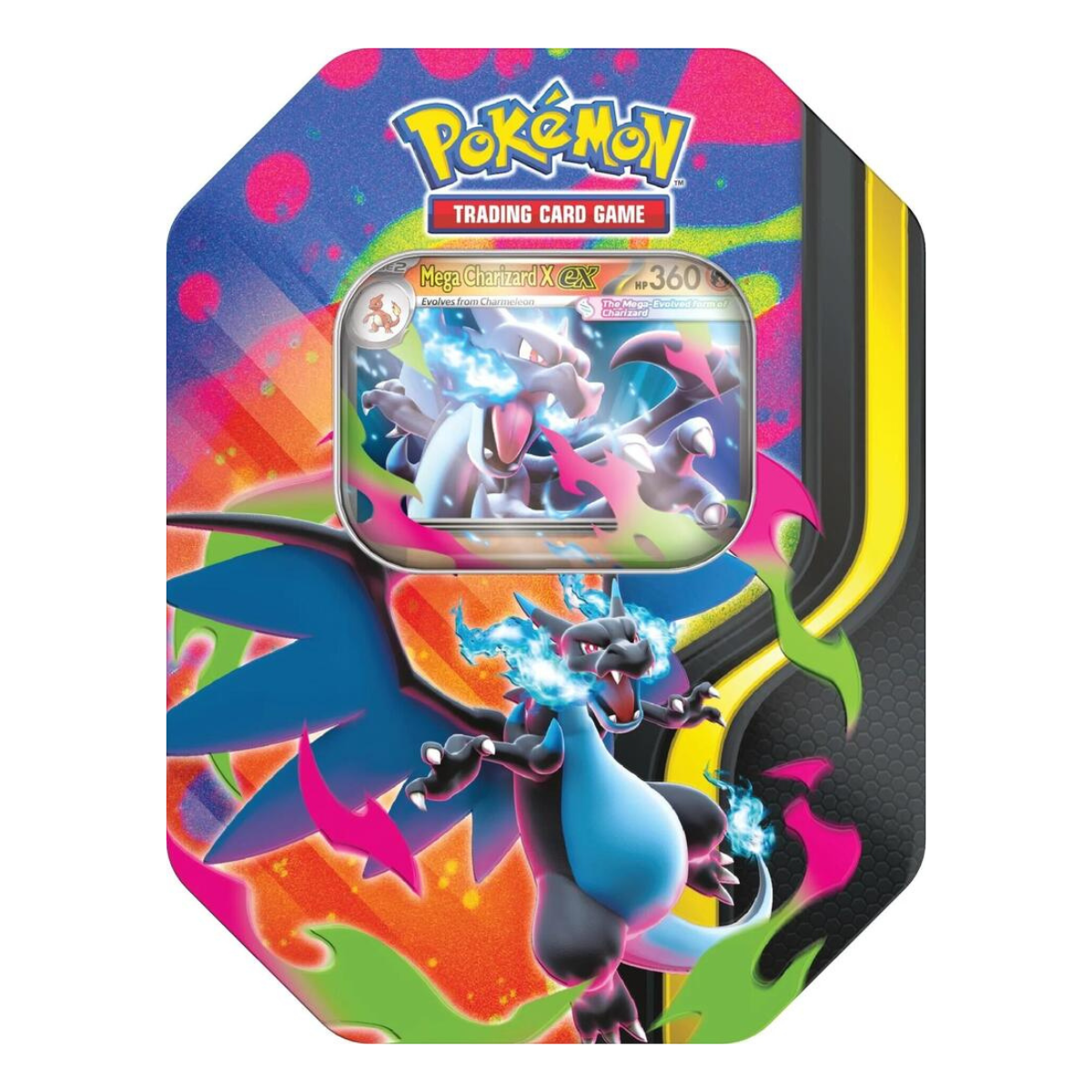 Mega Charizard Tin (Mega Charizard X) – AllPokeTCG