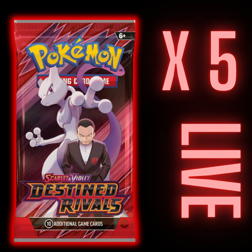 how many packs are in a destined rivals booster box Destined Rivals Booster Pack x 5(LIVE) – AllPokeTCG