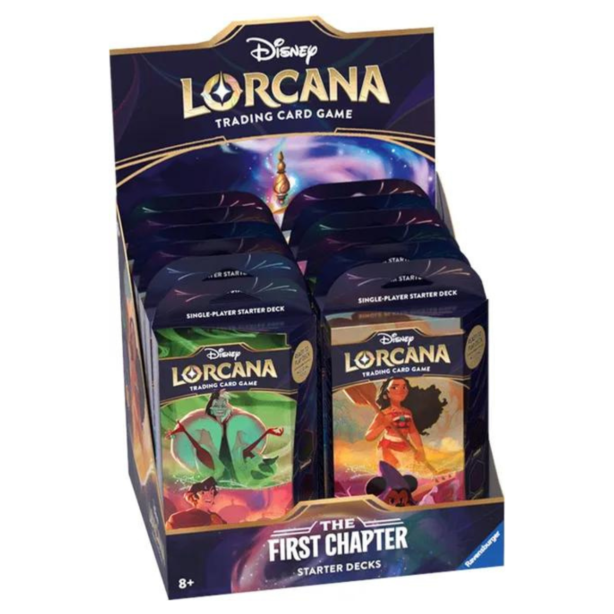 Disney Lorcana: The First Chapter Starter Deck Display - The First Cha AllPokeTCG Disney Lorcana: The First Chapter Starter Deck Display - The First Cha AllPokeTCG