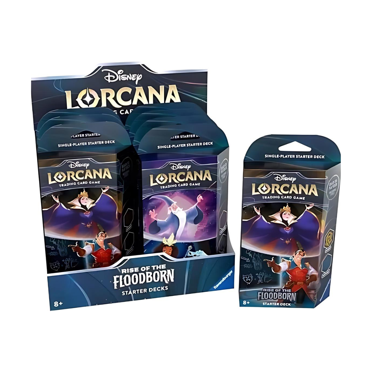 Disney Lorcana: Rise of the Floodborn Starter Deck Display - Rise of the Floodborn