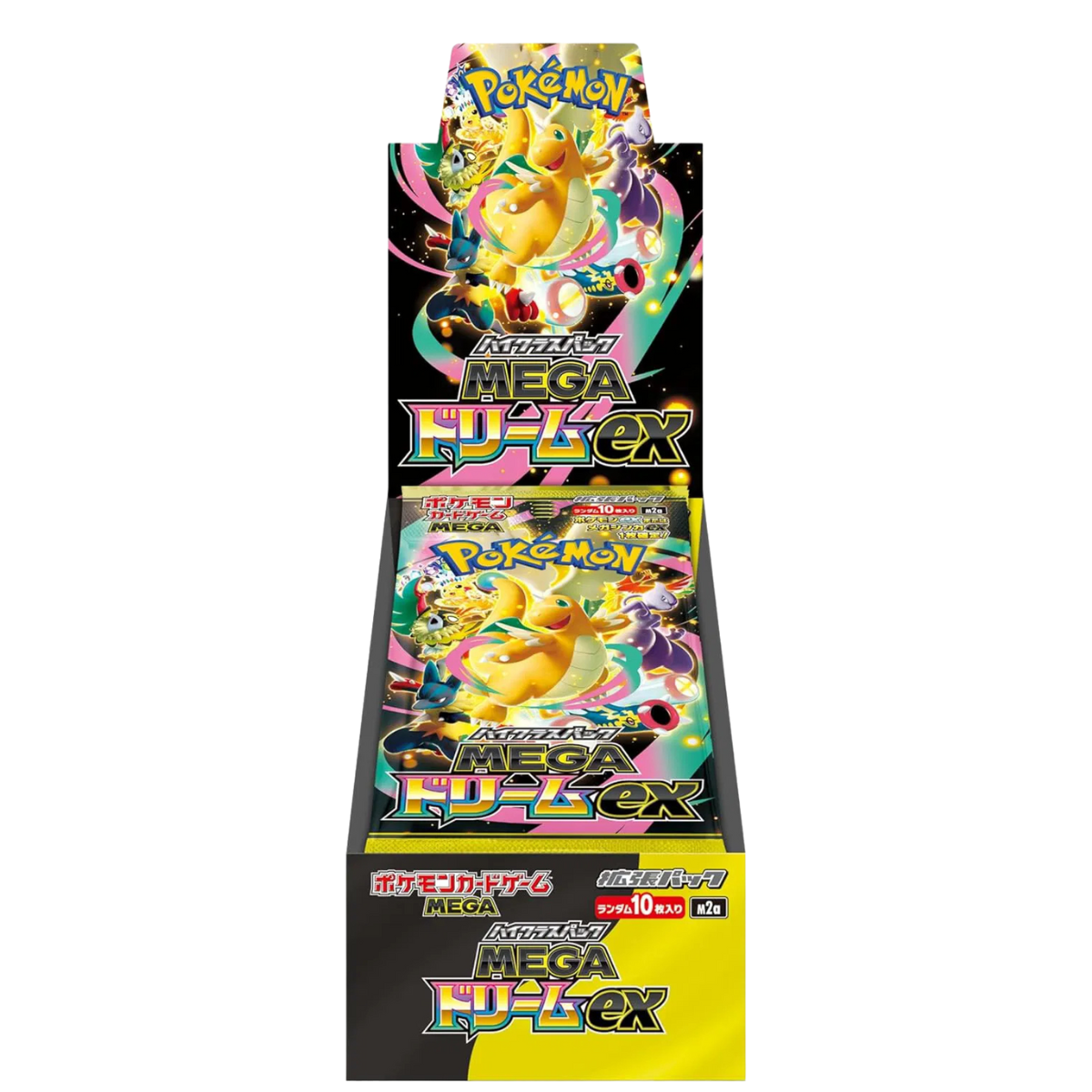 ポケモンカード MEGAドリーム ex M2a 10パック 1BOX Pokémon TCG: Mega Dream EX Booster Box M2A (Japanese) US SELLER