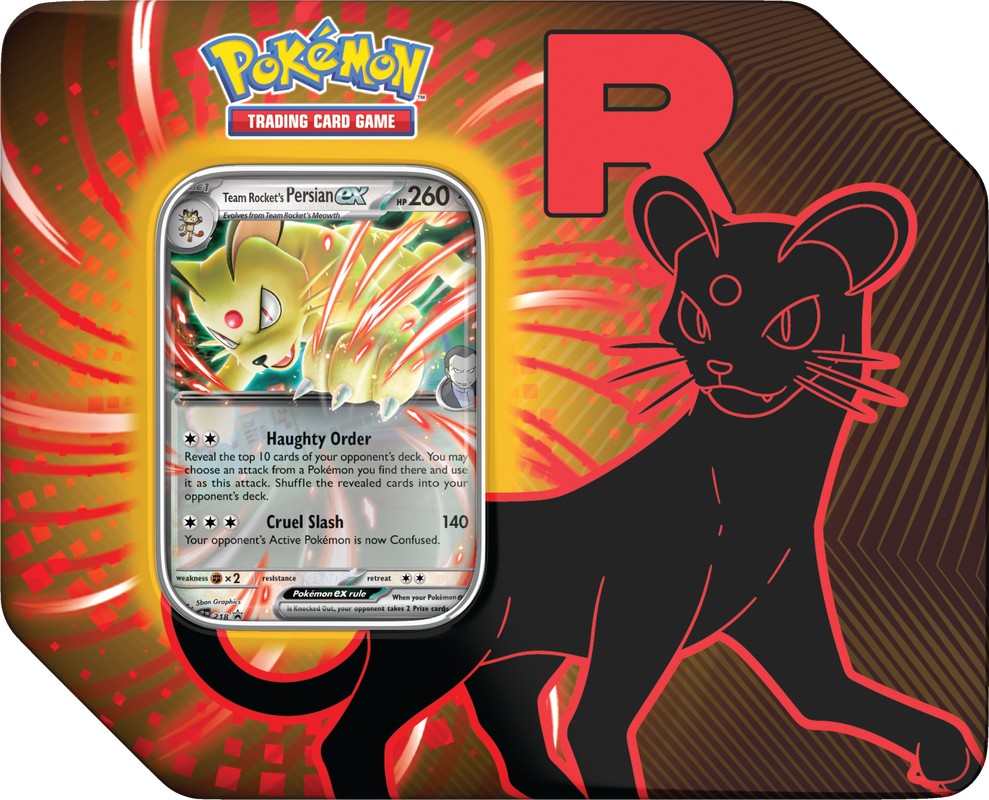 Pokemon Team Rocket Tin (Set of 3)