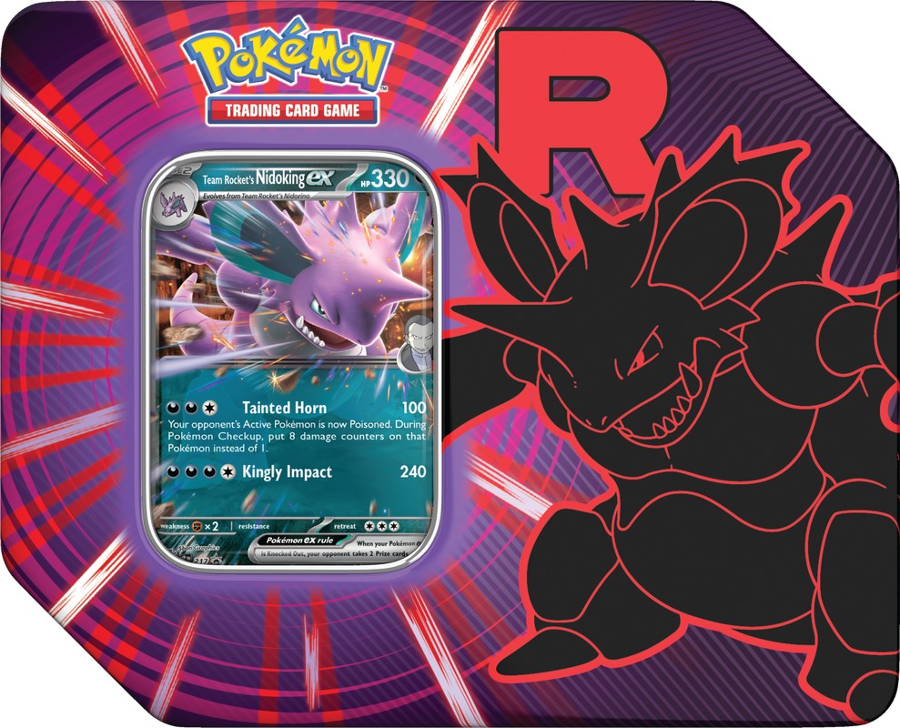 Pokemon Team Rocket Tin (Set of 3)