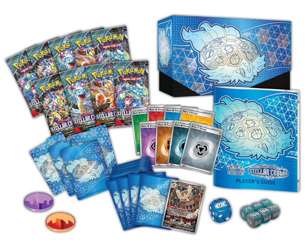 Pokemon - Scarlet and Violet - Stellar Crown - Elite Trainer Box (DROP) Pokemon - Scarlet and Violet - Stellar Crown - Elite Trainer Box (DROP)