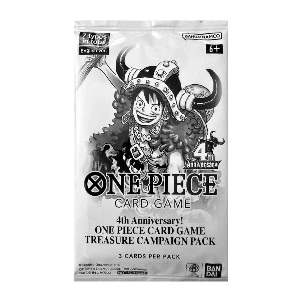 One Piece 4th anniversary Treasure Campaign Pack