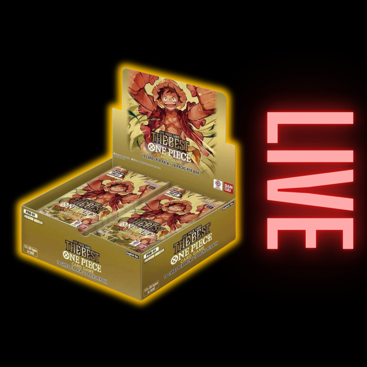 One Piece - Premium Booster Box -The Best- PRB-01 English (LIVE)