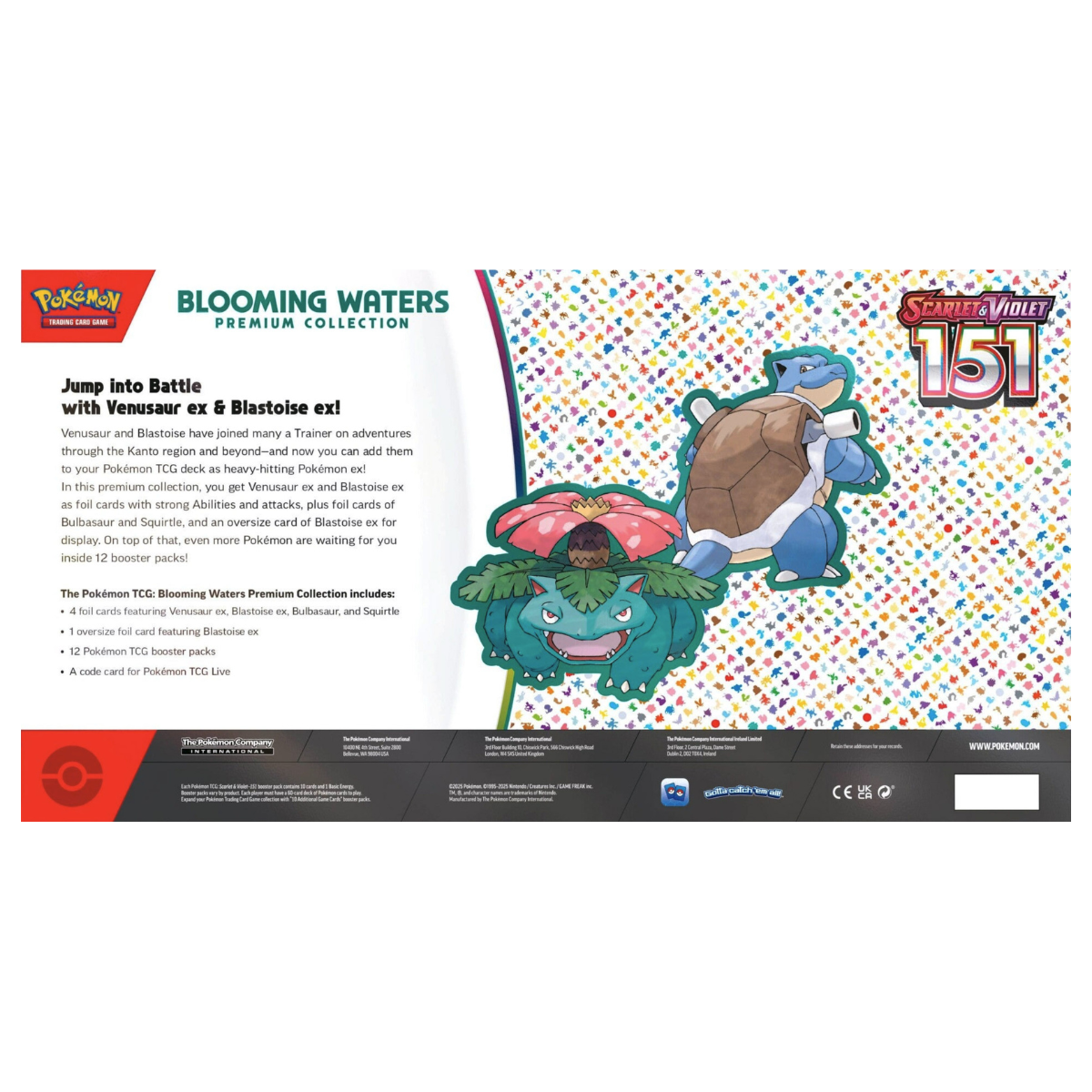 Pokémon TCG: 151: Blooming Waters Premium Collection (DROP)(LIMIT 1 PER CUSTOMER)