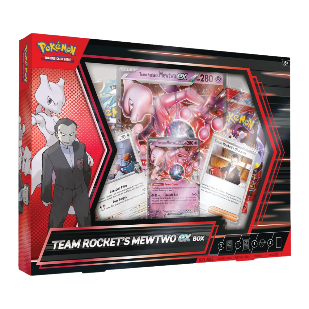 Pokemon TCG: Team Rocket's Mewtwo ex Box