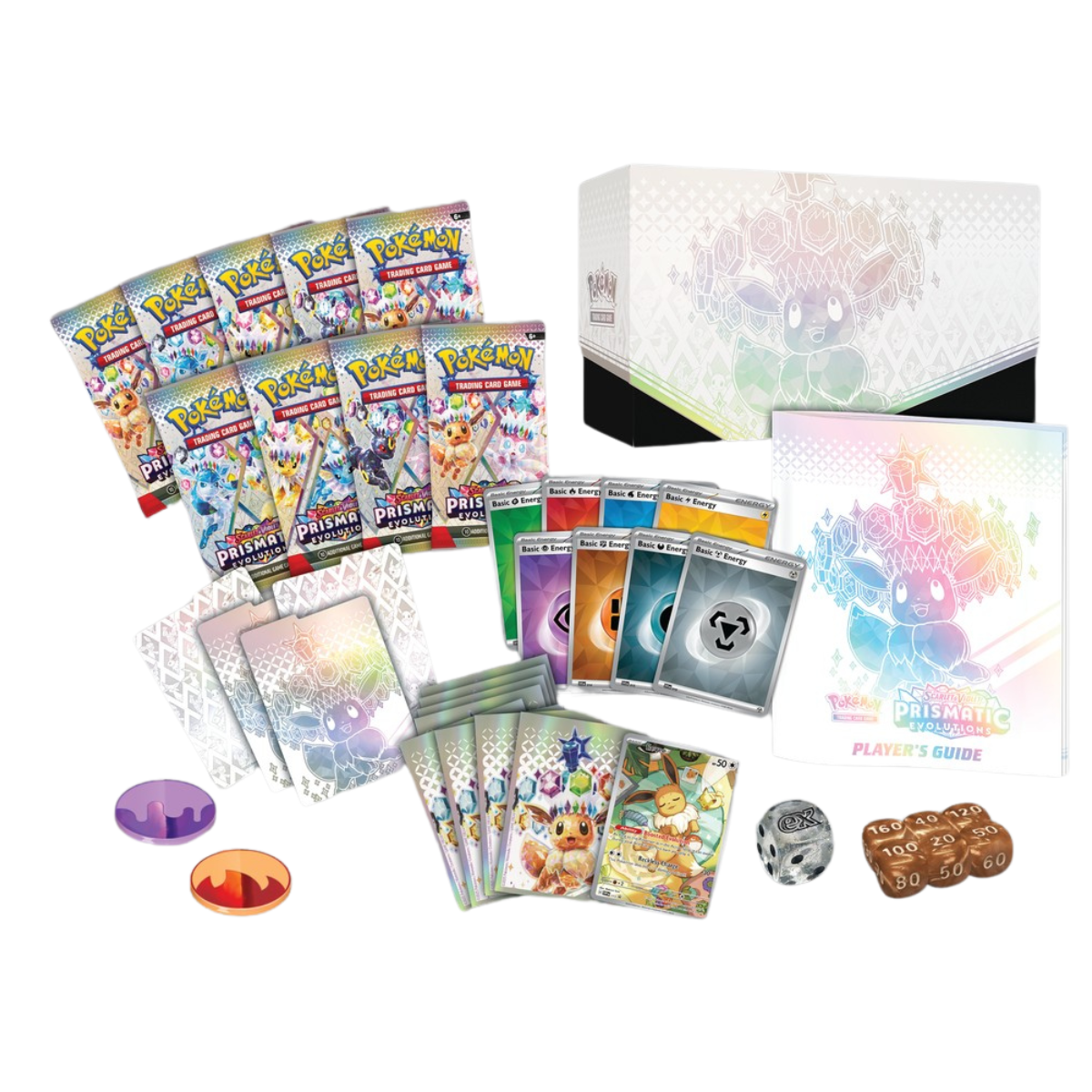 Prismatic Evolutions Elite Trainer Box Pokemon Scarlet and Violet (LIVE)