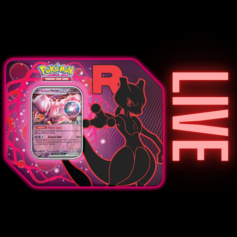 Pokemon Team Rocket Tin (LIVE)