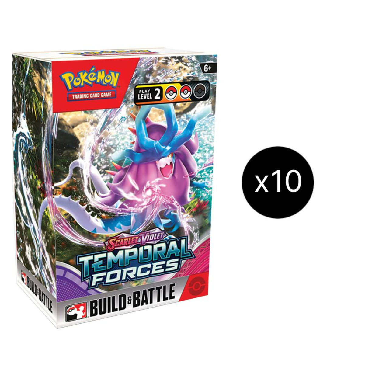 Temporal Forces Build & Battle Box Display - Pokemon