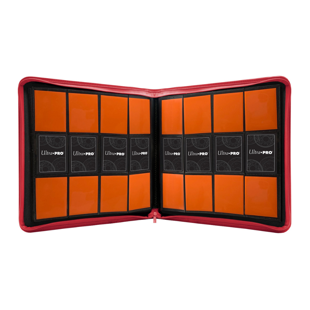 Ultra Pro PRO Binder: 12-Pocket Zippered - Red