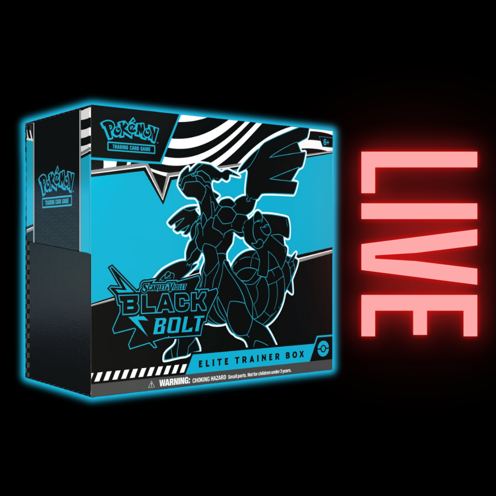 Pokemon TCG: Scarlet & Violet 10.5 - Black Bolt Elite Trainer Box (LIVE)