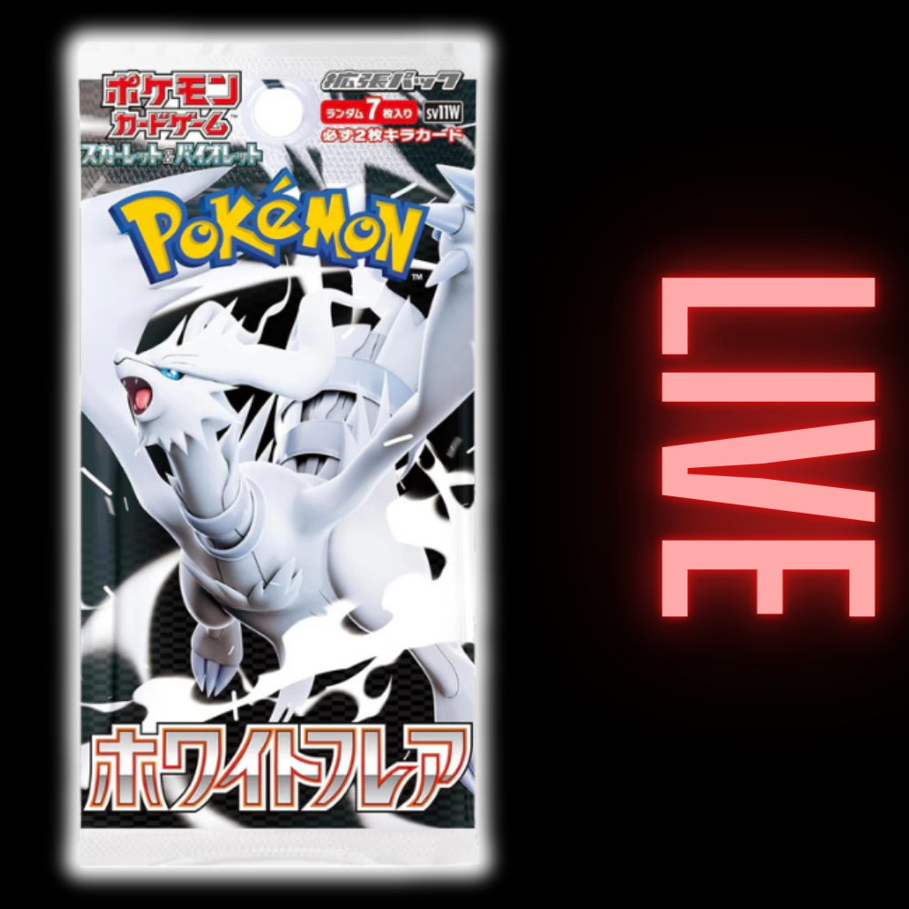 white flare booster box for sale White Flare Japanese Booster Pack (LIVE (Thurs-Sun Sale!) – AllPokeTCG