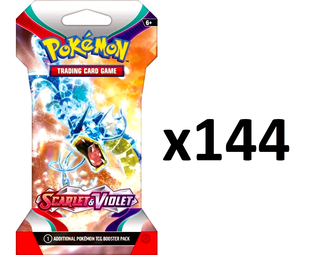 Scarlet and Violet Sleeved Booster Case (SEALED) AllPokeTCG Scarlet and Violet Sleeved Booster Case (SEALED) AllPokeTCG