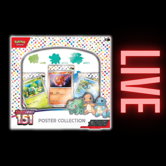 Pokemon Scarlet and Violet 3.5 151 Poster Collection (LIVE)