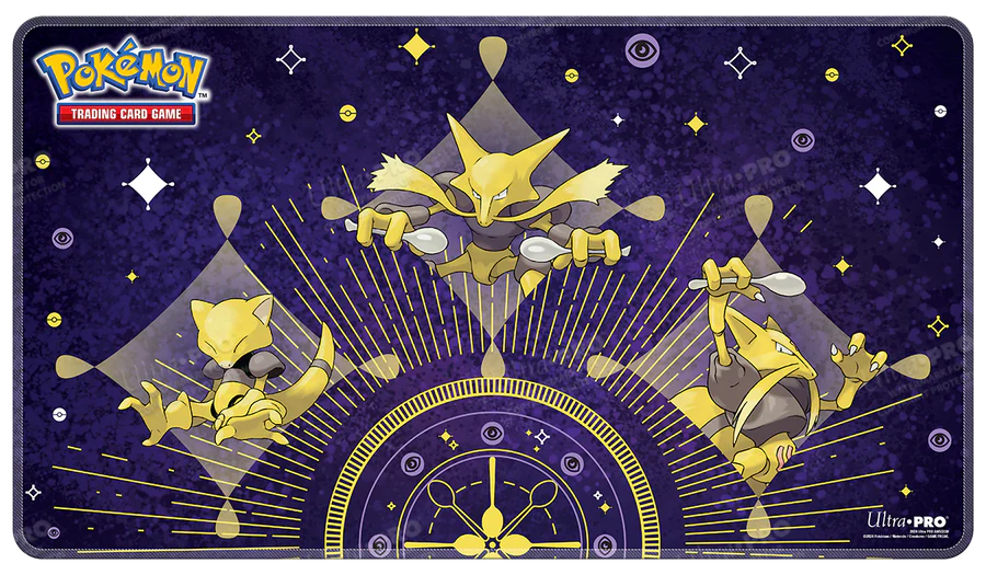 Abra Evolutions Stitched Playmat for Pokémon