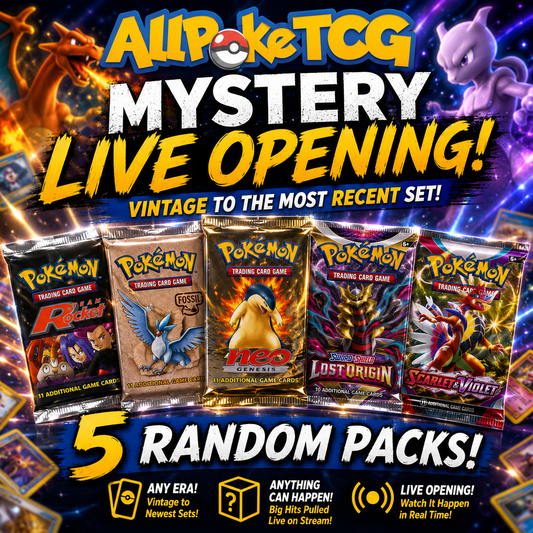 AllPokeTCG 5 Pack Bundle! (LIVE)