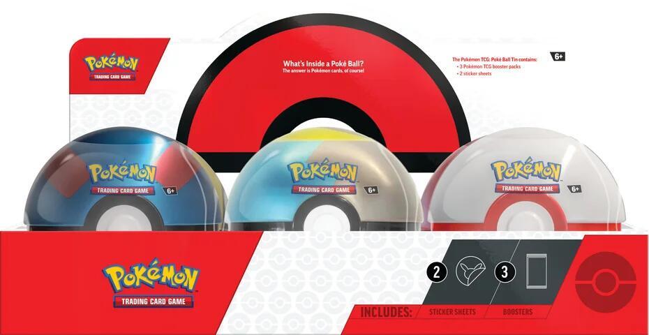 Poke Ball Tin Display (Fall 2024)