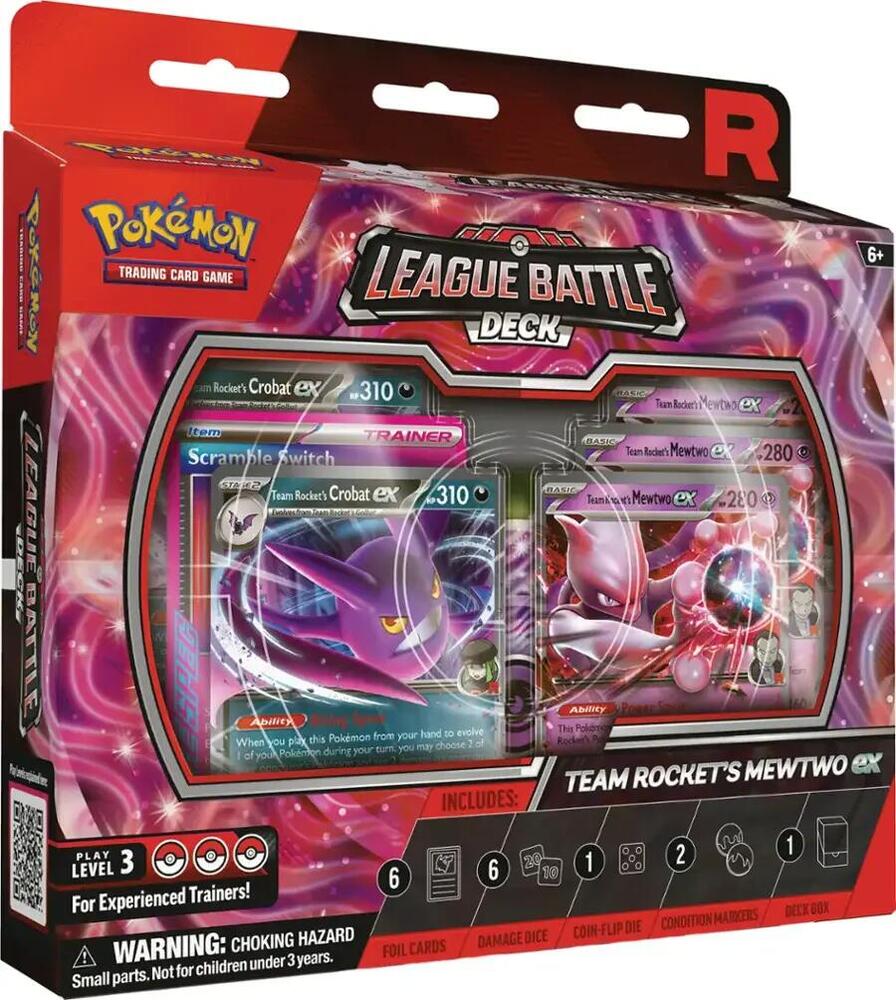 Pokemon League Battle Deck Team Rocket's Mewtwo ex