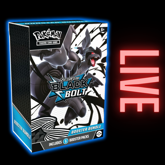 Pokemon TCG: Scarlet & Violet 10.5 - Black Bolt Booster Bundle (LIVE)