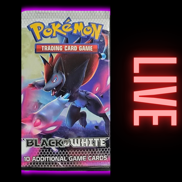 Black and White Base Booster Pack (LIVE) AllPokeTCG Black and White Base Booster Pack (LIVE) AllPokeTCG