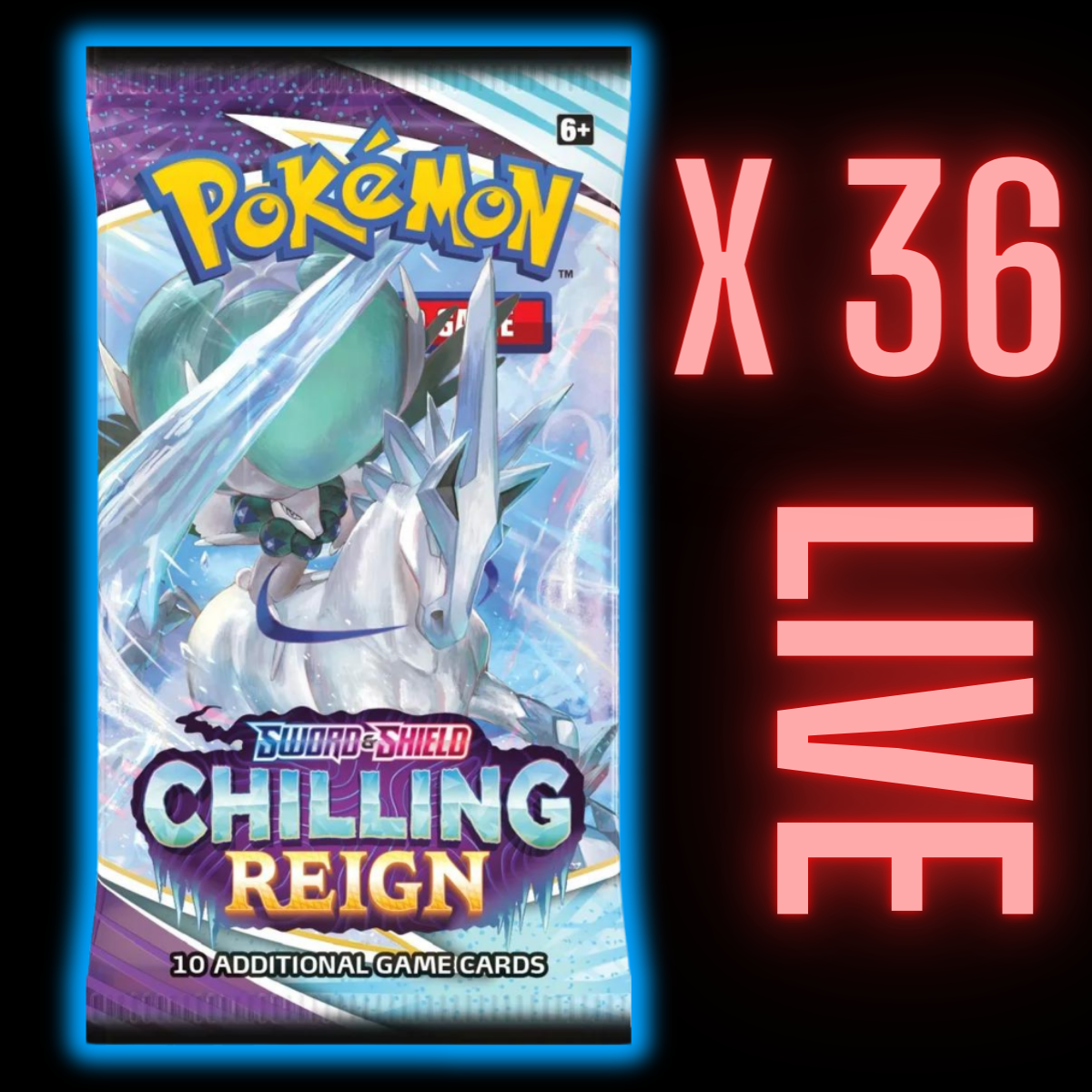 chilling reign pokemon booster box Chilling Reign Booster Pack (LIVE) – AllPokeTCG