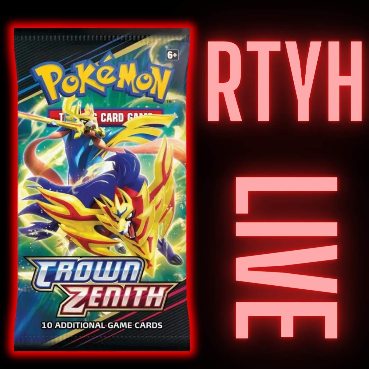 RTYH Crown Zenith Booster Pack (Rip Until You Hit w/ Pack Minimum) LIVE