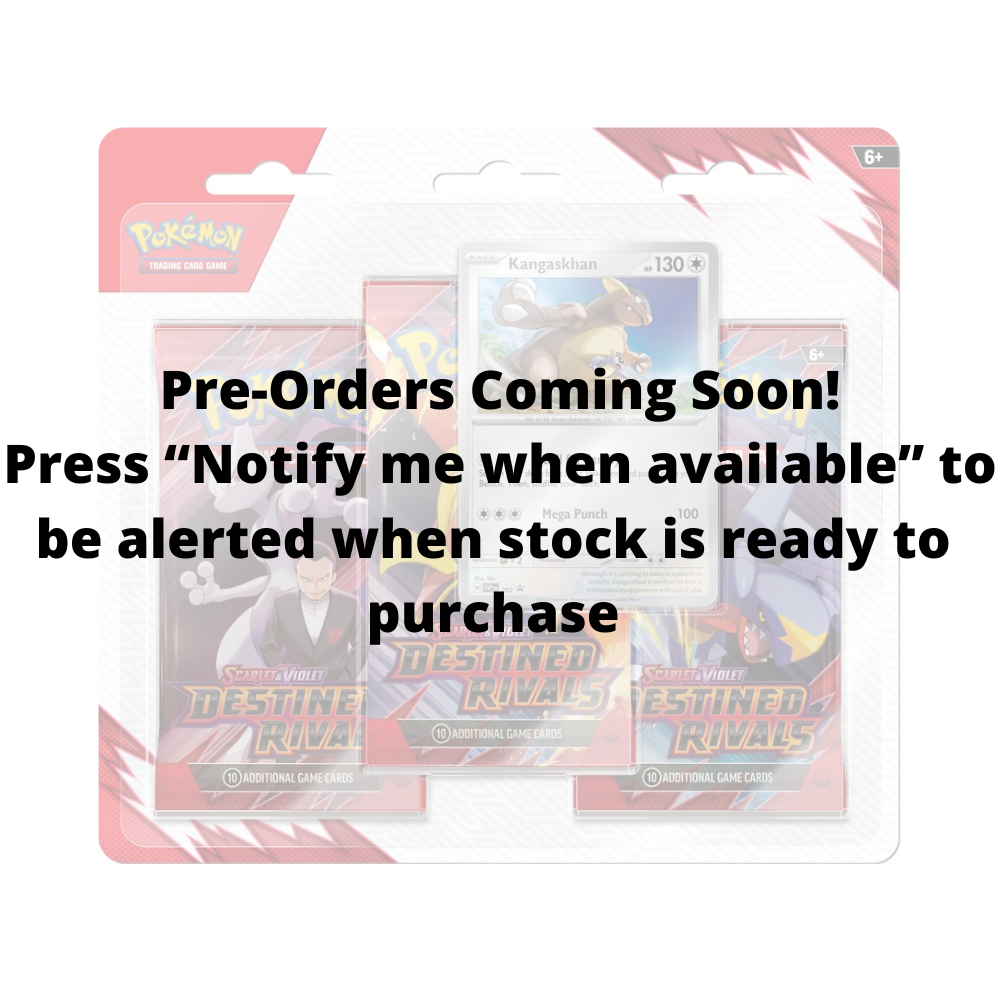 Destined Rivals 3-Pack Blisters - Pokemon SV10 (Pre-Order)(05/30/2025)