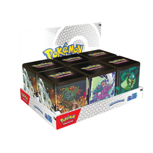 Pokemon 2025 Q1 Stacking Tins (Display of 6)