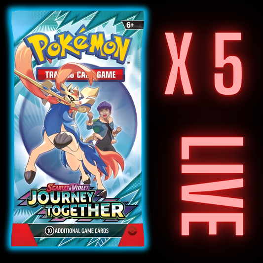 Journey Together Booster Pack x 5 (LIVE)