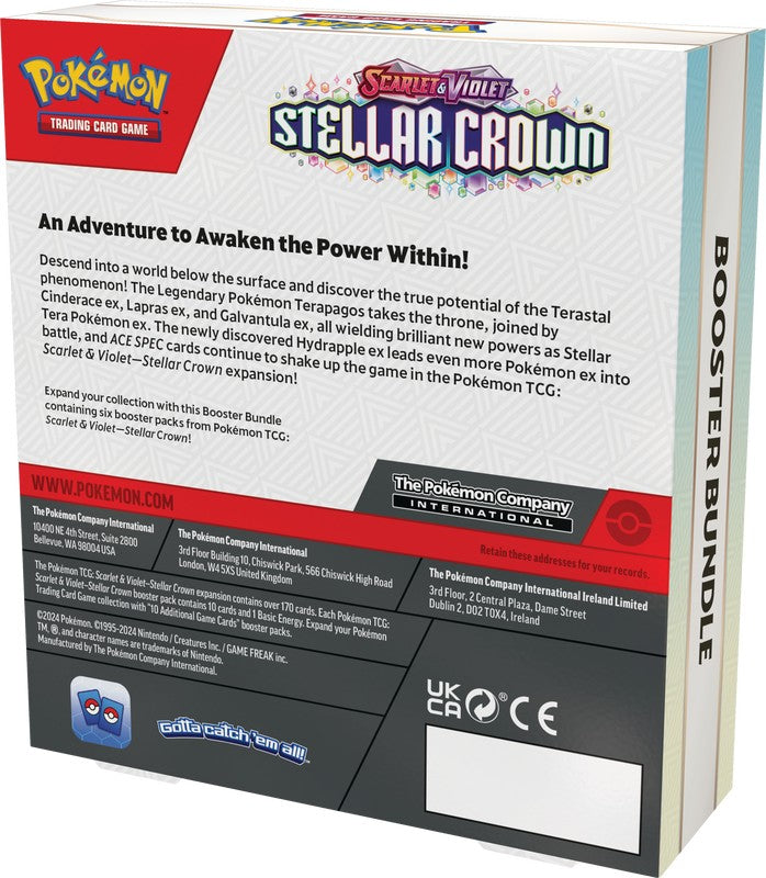 Pokemon - Scarlet and Violet - Stellar Crown - Booster Bundle