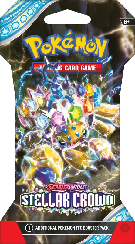 Pokemon - Scarlet and Violet - Stellar Crown - Sleeved Booster Case