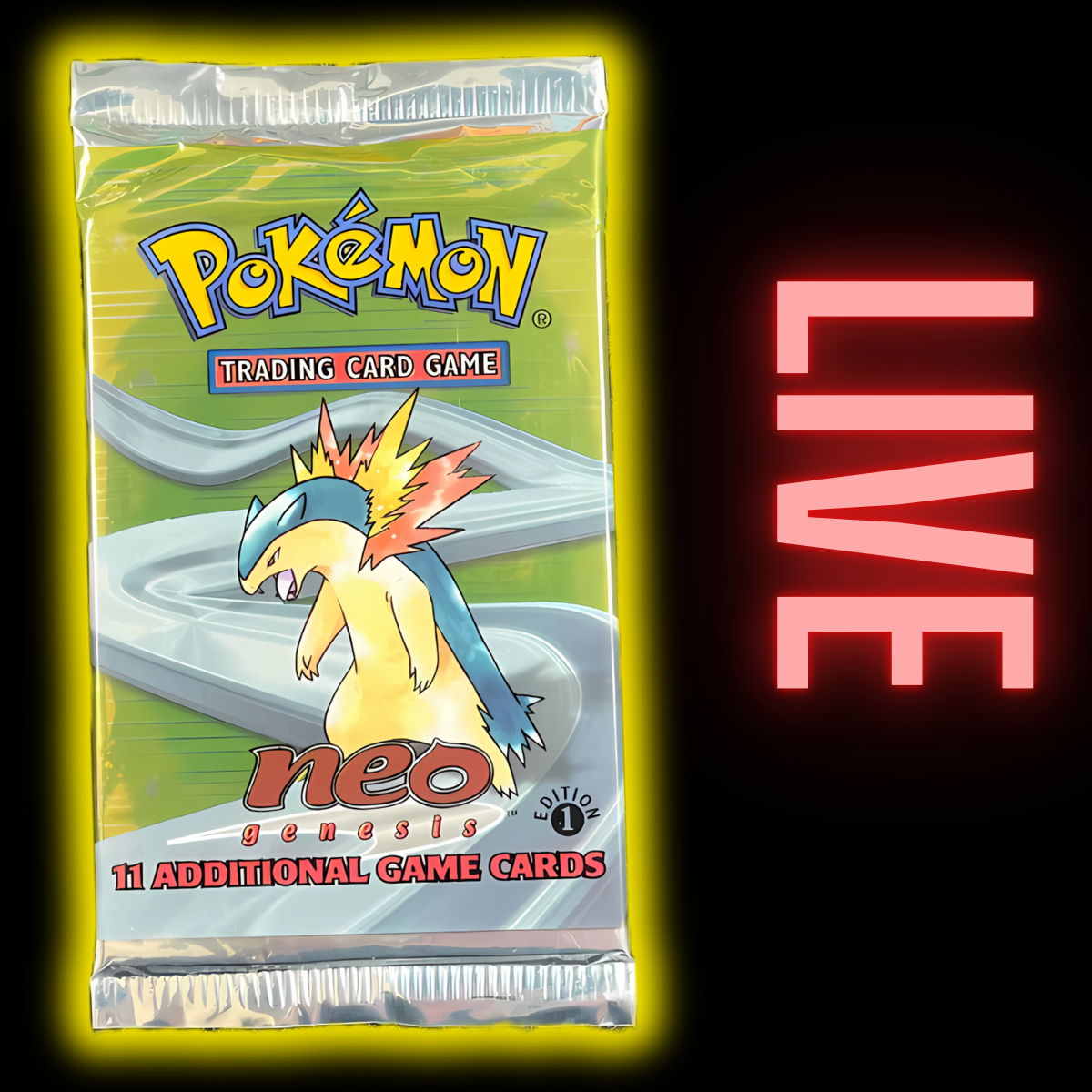 pokemon neo genesis booster packs 1st Edition Pack (LIVE) – AllPokeTCG game:lorcana 5 Common Cards Knuckles Commander Deck for Style:Custom Art Screws Case B
