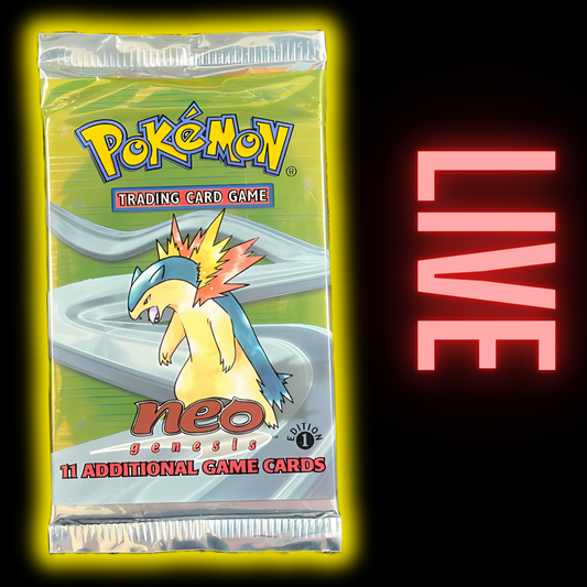 Neo Genesis 1st Edition Booster Pack (LIVE)