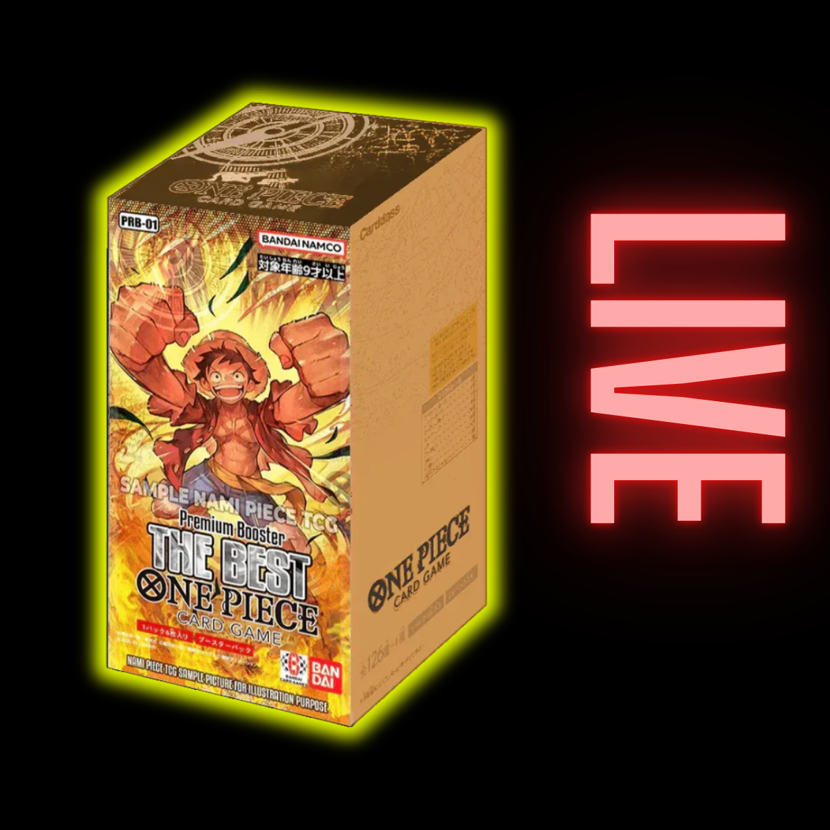 One Piece PRB-01 Japanese Booster Box (LIVE)