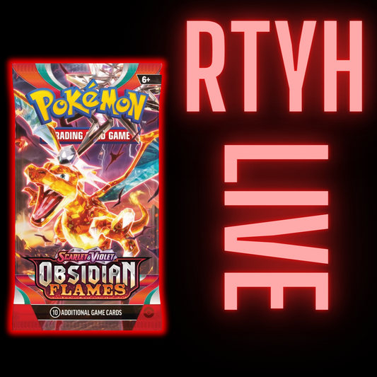 RTYH Obsidian Flames Booster Pack (Rip Until You Hit w/ Pack Minimum) LIVE