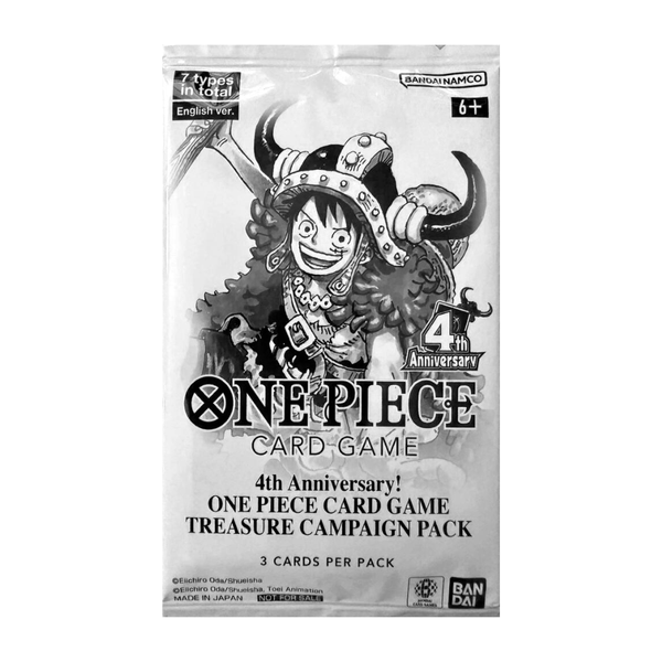 One Piece 4th anniversary Treasure Campaign Pack – AllPokeTCG