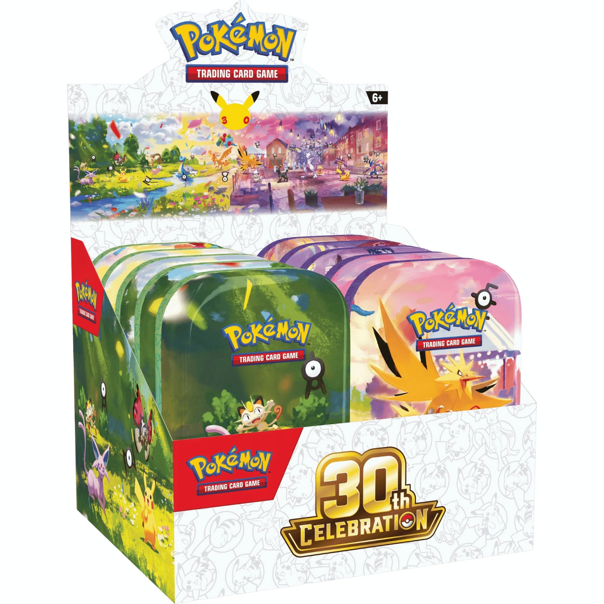 30th Celebration Mini Tin Display