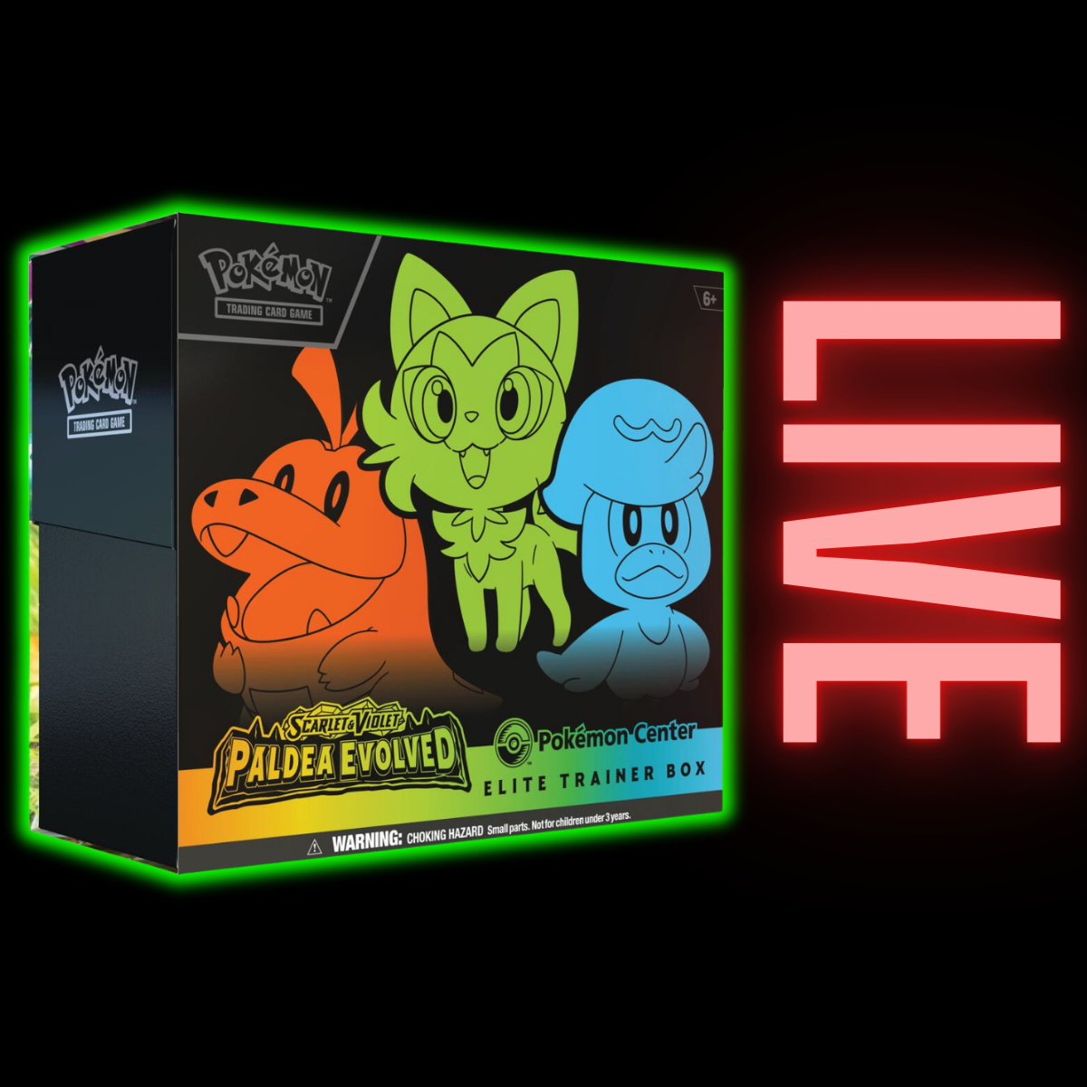 Paldea Evolved Pokemon Center Elite Trainer Box (Exclusive) (LIVE)