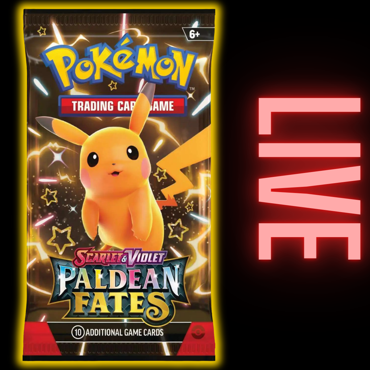 Paldean Fates Pokemon Booster Pack (LIVE)