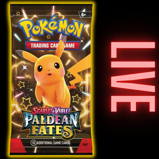 Paldean Fates Pokemon Booster Pack (LIVE)(BOUNTY)