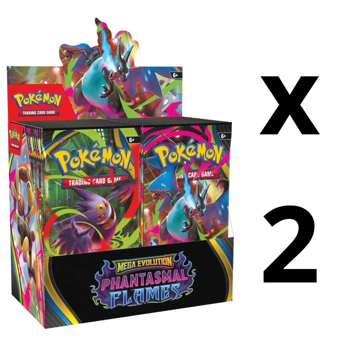 Phantasmal Flames Pokemon Booster Box x 2